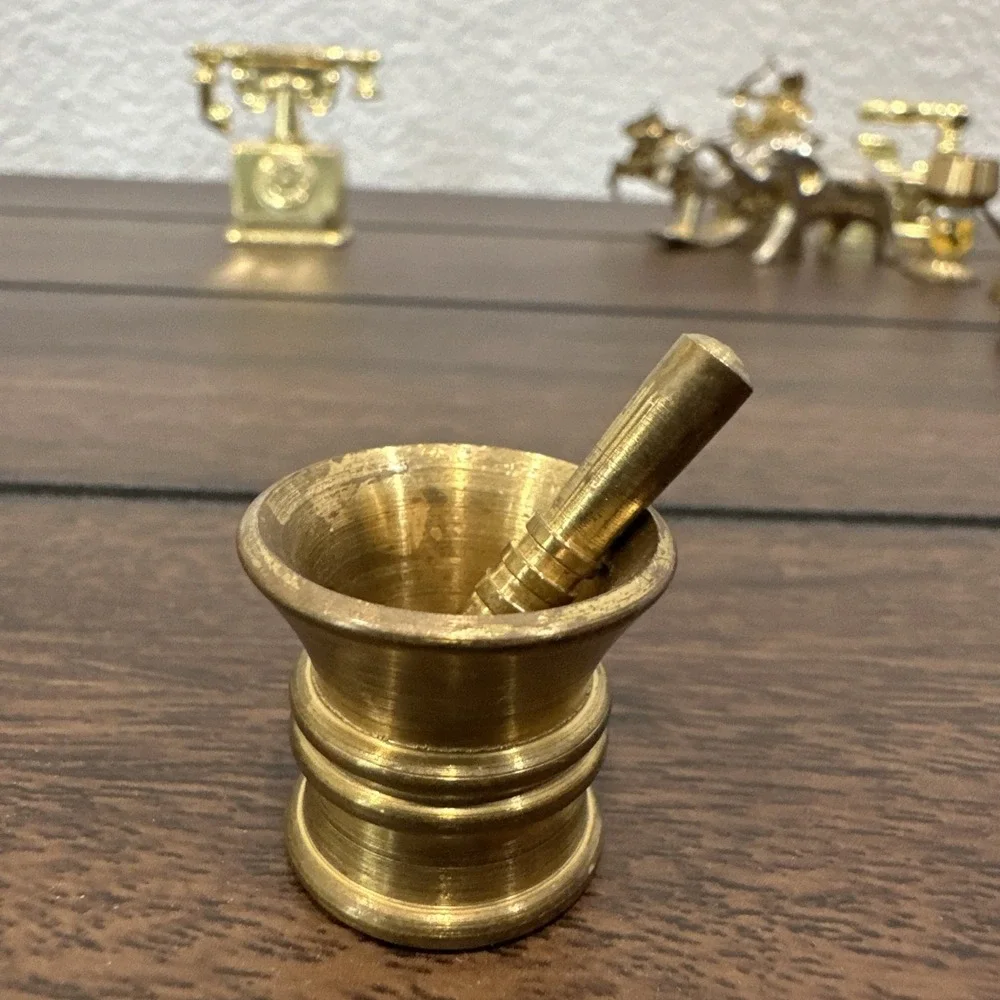 20 Piece Mini Trinket Shelve Pieces Some Brass Some Gold Coated Cottage Core EUC - Picture 9 of 16